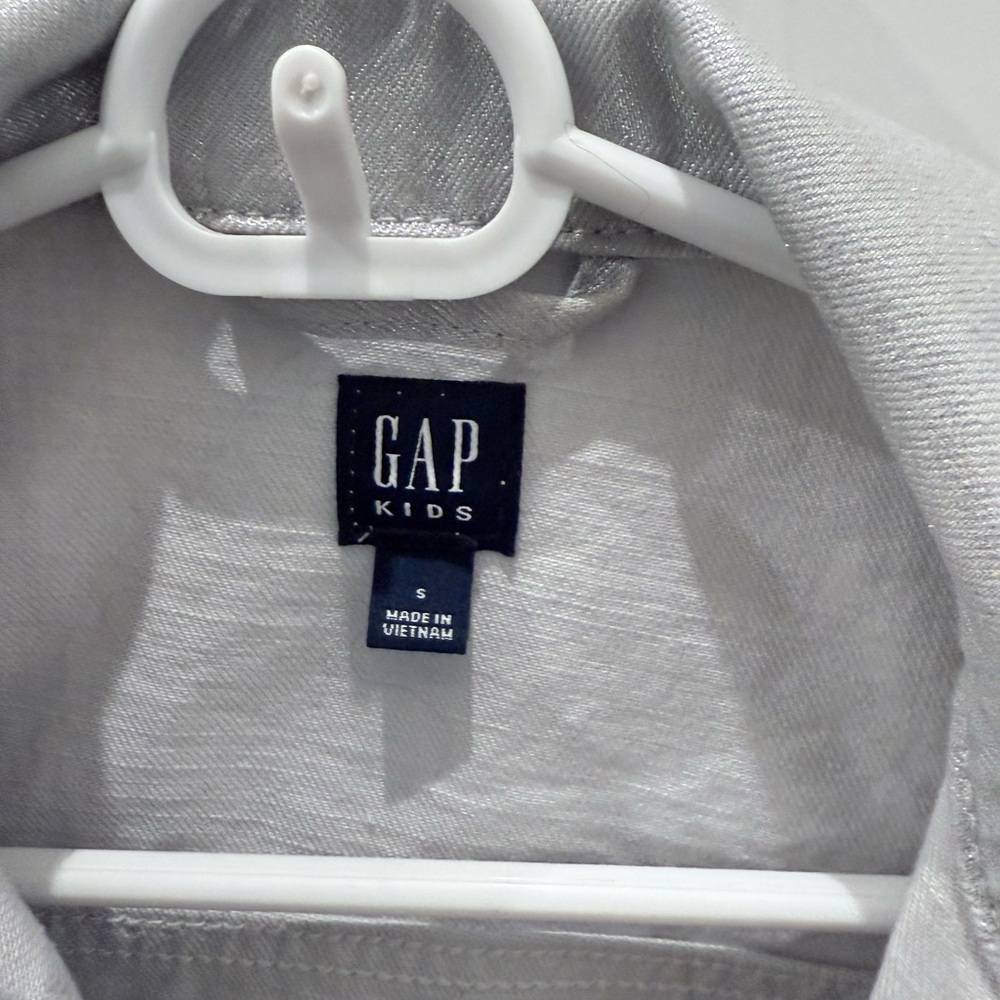 GAP Kids Silver Denim Jacket - Picture 5 of 6